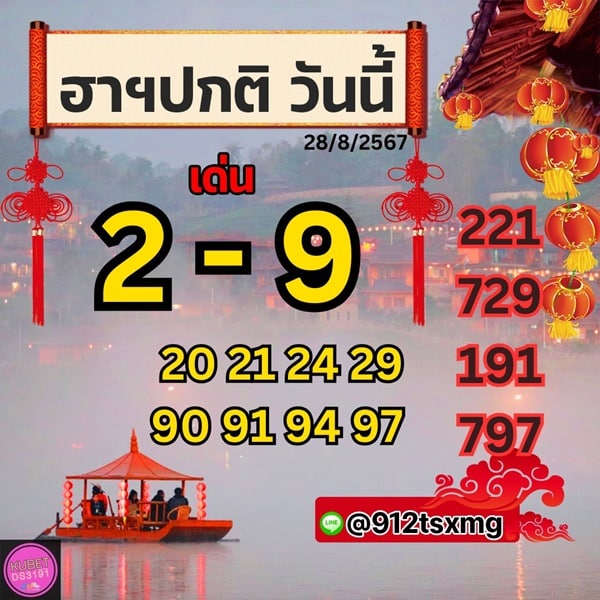 เลขเด็ดหวยฮานอย แนวทางหวยฮานอยวันนี้ 28 สค 67